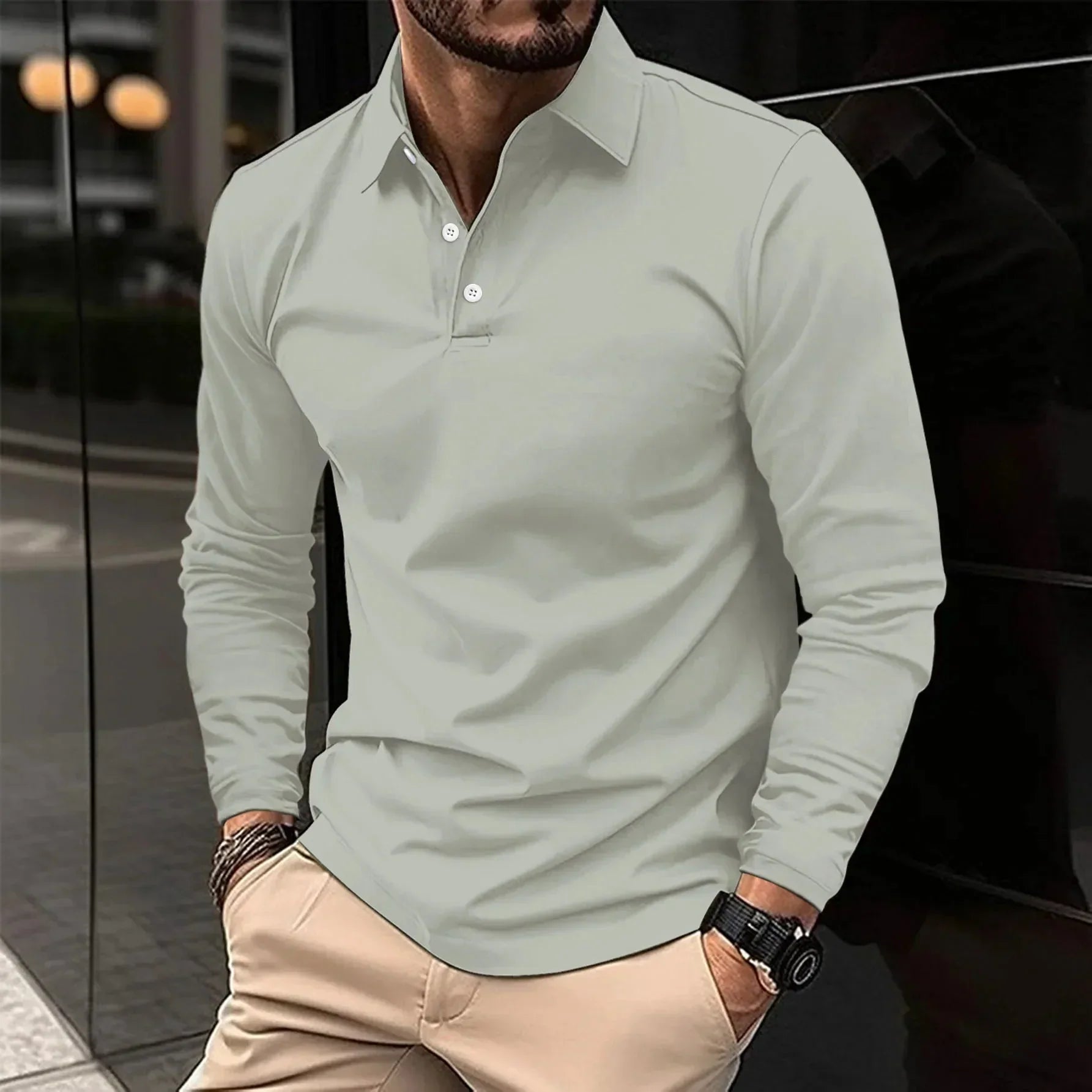 Camisa Polo Clásica de Algodón para Hombre