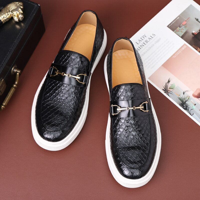 Mocasines de cuero premium para hombre