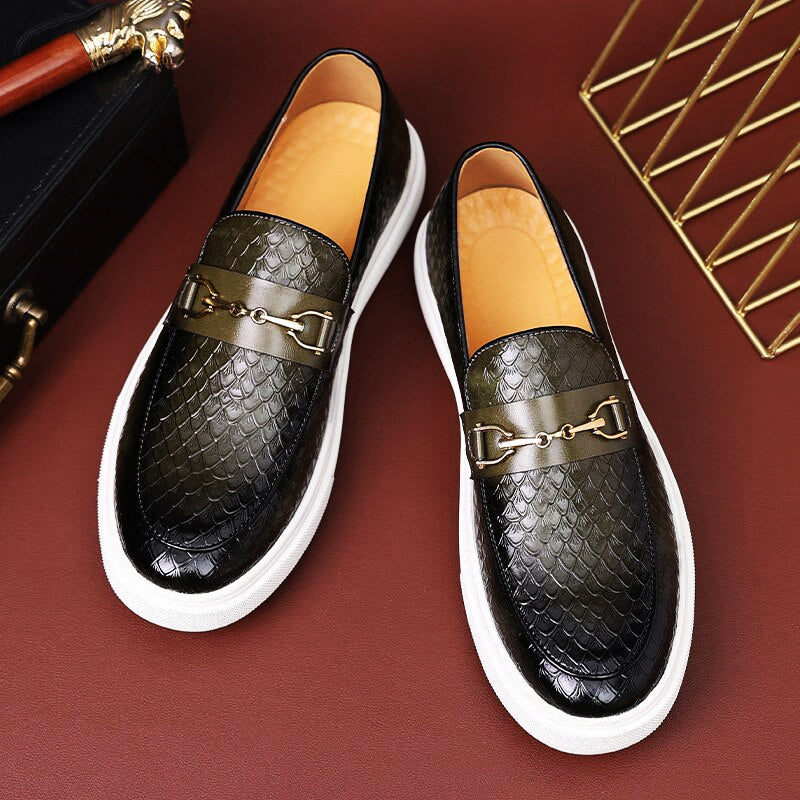 Mocasines de cuero premium para hombre