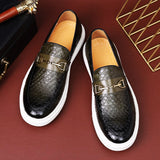 Mocasines de cuero premium para hombre