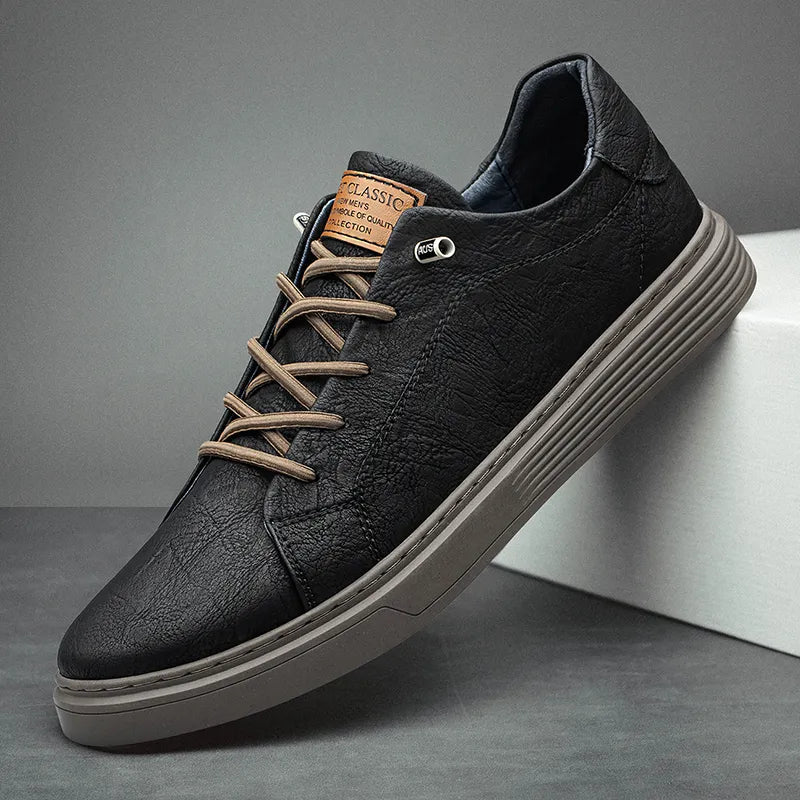 Zapatillas de cuero OXFORDS - Catalina Marbella