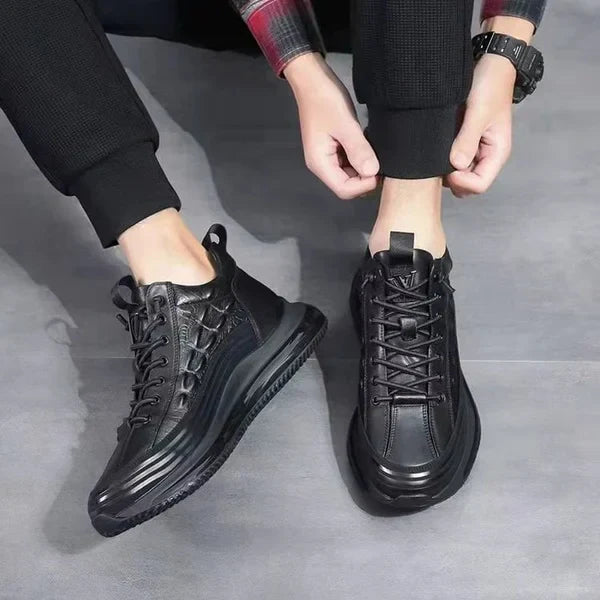 Zapatillas de cuero para hombre con amortiguación de aire - Catalina Marbella