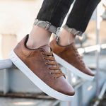 Zapatos casuales planos para hombre con cordones - Catalina Marbella