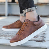 Zapatos casuales planos para hombre con cordones - Catalina Marbella