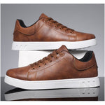Zapatos casuales planos para hombre con cordones - Catalina Marbella